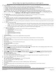 Form PM177 Chdp Provider Data Sheet - California, Page 2