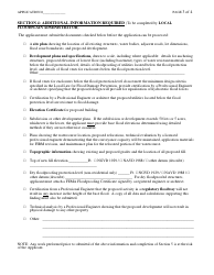 Floodplain Development Permit Application Form, Page 3