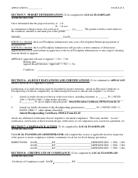 Floodplain Development Permit Application Form, Page 4