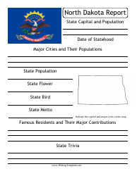 Document preview: State Research Report Template - North Dakota