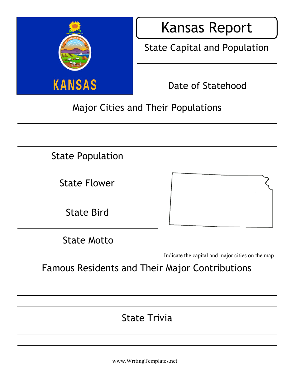 State Research Report Template - Kansas, Page 1