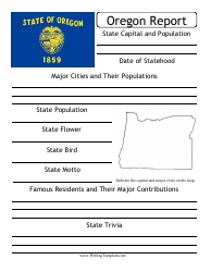 &quot;State Research Report Template&quot; - Oregon