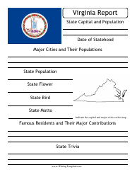 &quot;State Research Report Template&quot; - Virginia
