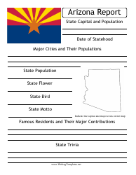&quot;State Research Report Template&quot; - Arizona