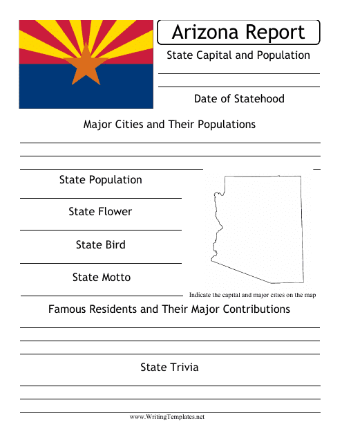 &quot;State Research Report Template&quot; - Arizona Download Pdf