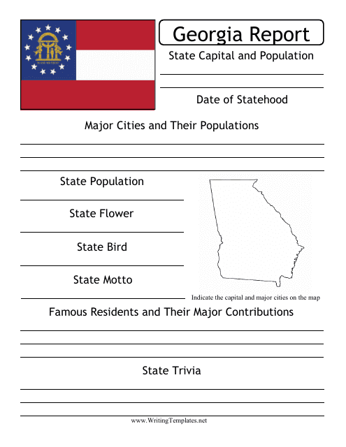 &quot;State Research Report Template&quot; - Georgia (United States) Download Pdf