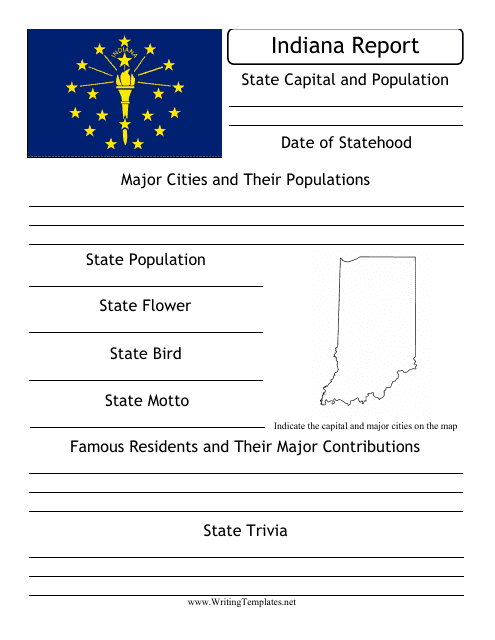 State Research Report Template - Indiana Download Pdf