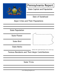 &quot;State Research Report Template&quot; - Pennsylvania
