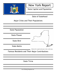 &quot;State Research Report Template&quot; - New York