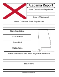 &quot;State Research Report Template&quot; - Alabama