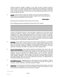 Location Agreement Template, Page 2