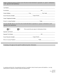 Form 105 (2) Application for Liquor License Partnership Insert - Nebraska, Page 2
