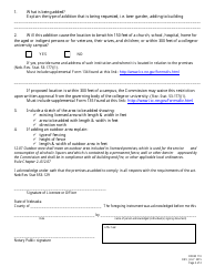 Form 110 Application for Addition to Liquor License - Nebraska, Page 2