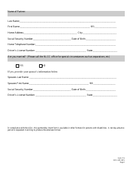 Form 119 (2B) Application for Liquor License Limited Partnership Insert - Nebraska, Page 2