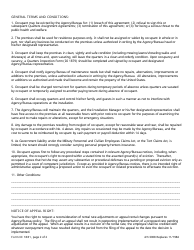 FWS Form DI-1881 Quarters Assignment Agreement, Page 2