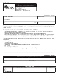 Document preview: Form R-1385 Application for Sales Tax Exemption Certificate for Charitable Institutions - Louisiana