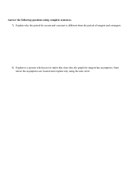 Math IV Assessment Worksheet, Page 4