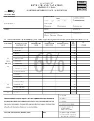 Form brq Quarterly Gross Receipts and Use Tax Return - Guam