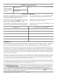 Form SSA-11-BK Request to Be Selected as Payee, Page 10