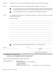 Form MBCA-3-NCRA Statement of Appointment or Change - Maine, Page 2