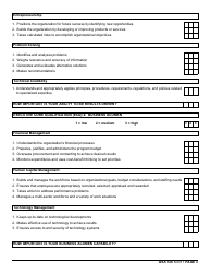 GSA Form 720 Leadership Self Assessment, Page 3