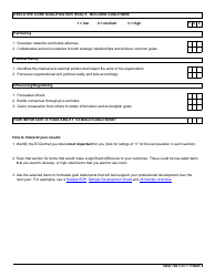 GSA Form 720 Leadership Self Assessment, Page 4