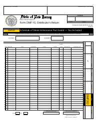 Form DMF-10 Distributor of Motor Fuels Tax Return - New Jersey, Page 14