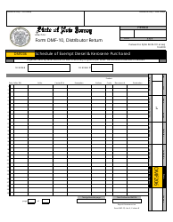 Form DMF-10 Distributor of Motor Fuels Tax Return - New Jersey, Page 17