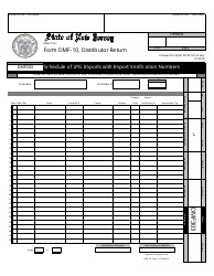 Form DMF-10 Distributor of Motor Fuels Tax Return - New Jersey, Page 26