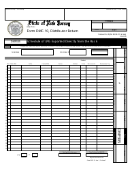 Form DMF-10 Distributor of Motor Fuels Tax Return - New Jersey, Page 27