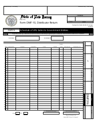 Form DMF-10 Distributor of Motor Fuels Tax Return - New Jersey, Page 29