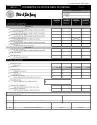 Form DMF-10 Distributor of Motor Fuels Tax Return - New Jersey, Page 2
