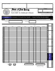 Form DMF-10 Distributor of Motor Fuels Tax Return - New Jersey, Page 34
