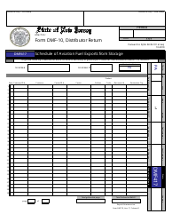 Form DMF-10 Distributor of Motor Fuels Tax Return - New Jersey, Page 41