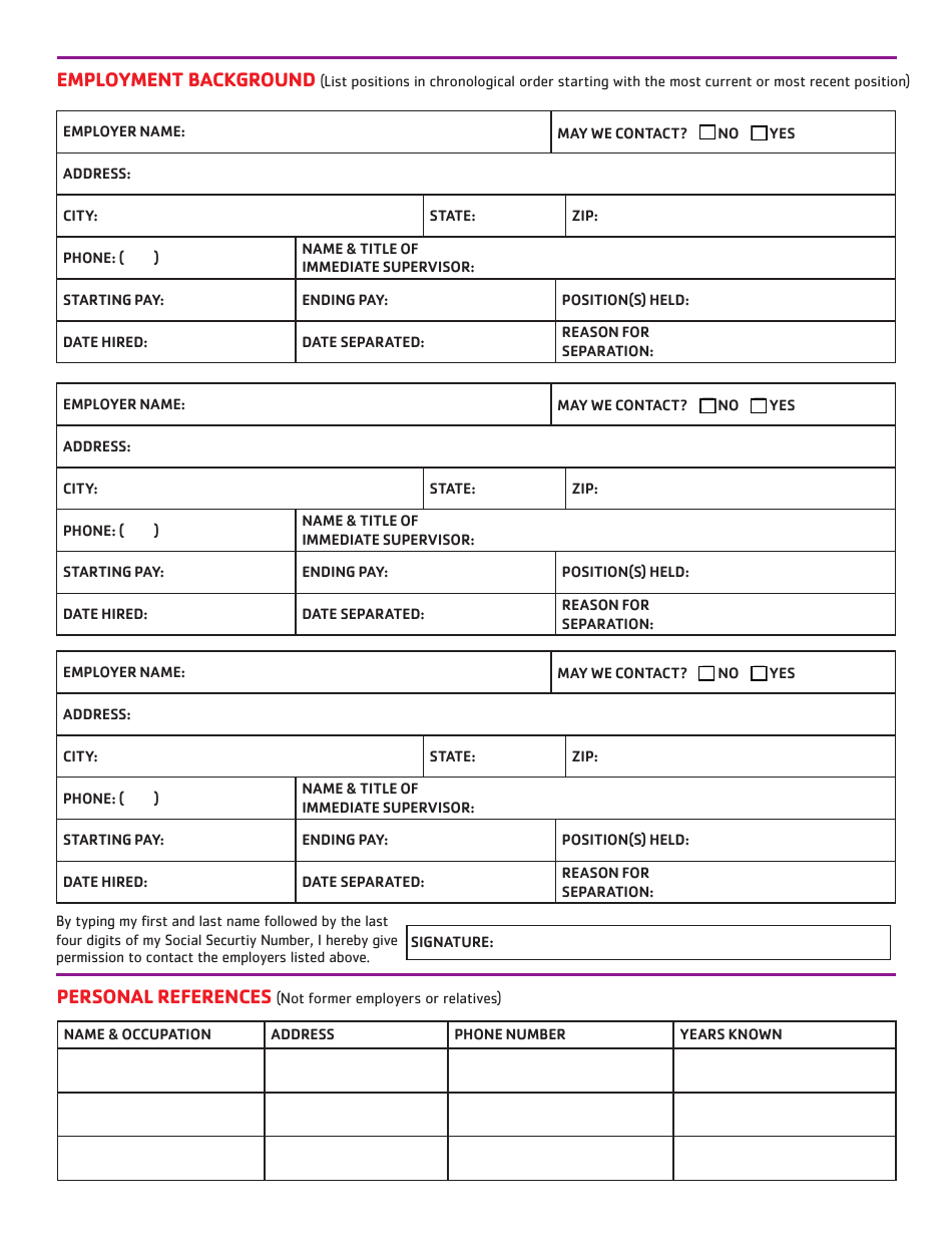 Equal Opportunity Employer Application Form - Ymca - Greater Cleveland, Ohio, Page 3