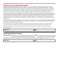 Equal Opportunity Employer Application Form - Ymca - Greater Cleveland, Ohio, Page 4