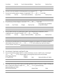 &quot;Bankruptcy Questionnaire Template&quot;, Page 9