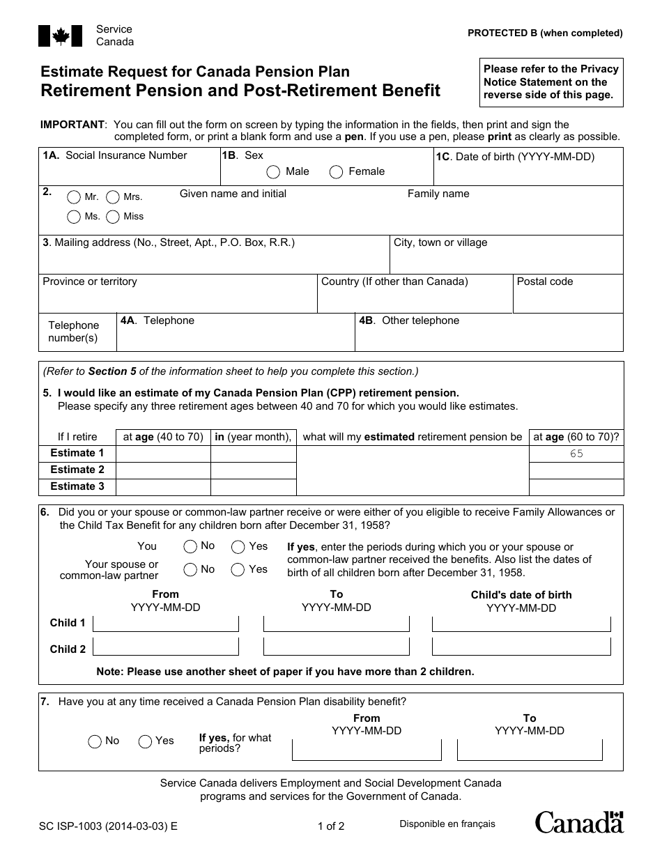 Form ISP-1003A - Fill Out, Sign Online and Download Fillable PDF ...