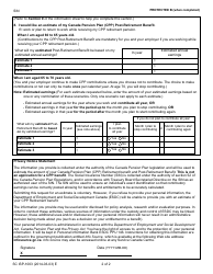 Form ISP-1003A &quot;Estimate Request for Canada Pension Plan Retirement Pension and Post-retirement Benefit&quot; - Canada, Page 4