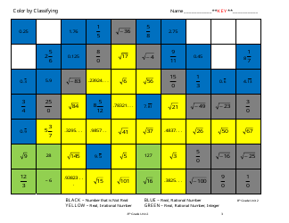 &quot;Color by Classifying Chart Template - 8th Grade, Polk School District&quot;, Page 3