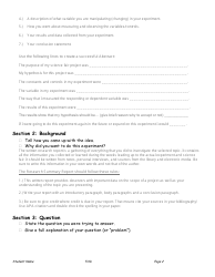 Science Fair Report Template, Page 3