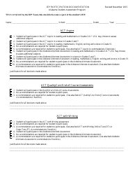 Iep Participation Documentation Form - Alabama