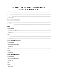 Fitness Assessment Form - the Ilan Plan, Page 5
