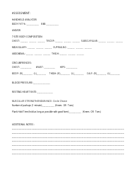 &quot;Fitness Assessment Form - Denver Parks &amp; Recreation&quot;, Page 2