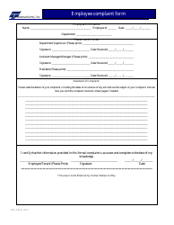 Document preview: Employee Complaint Form - Transmaritime Inc.