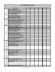 Wine Tasting Score Sheet