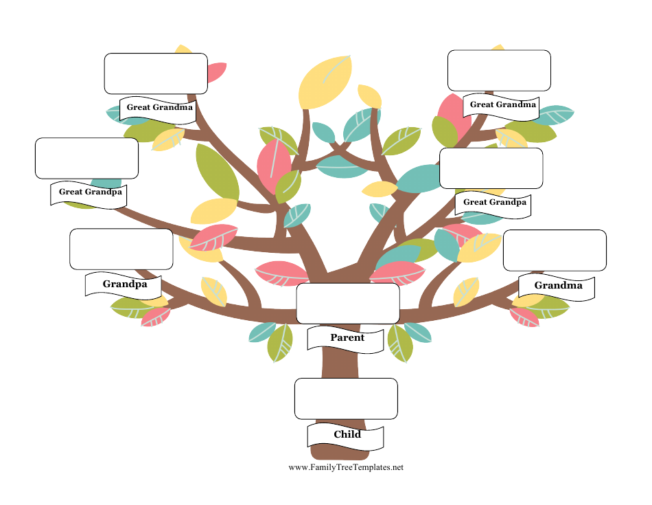 Single Parent Family Tree Template Download Printable PDF | Templateroller