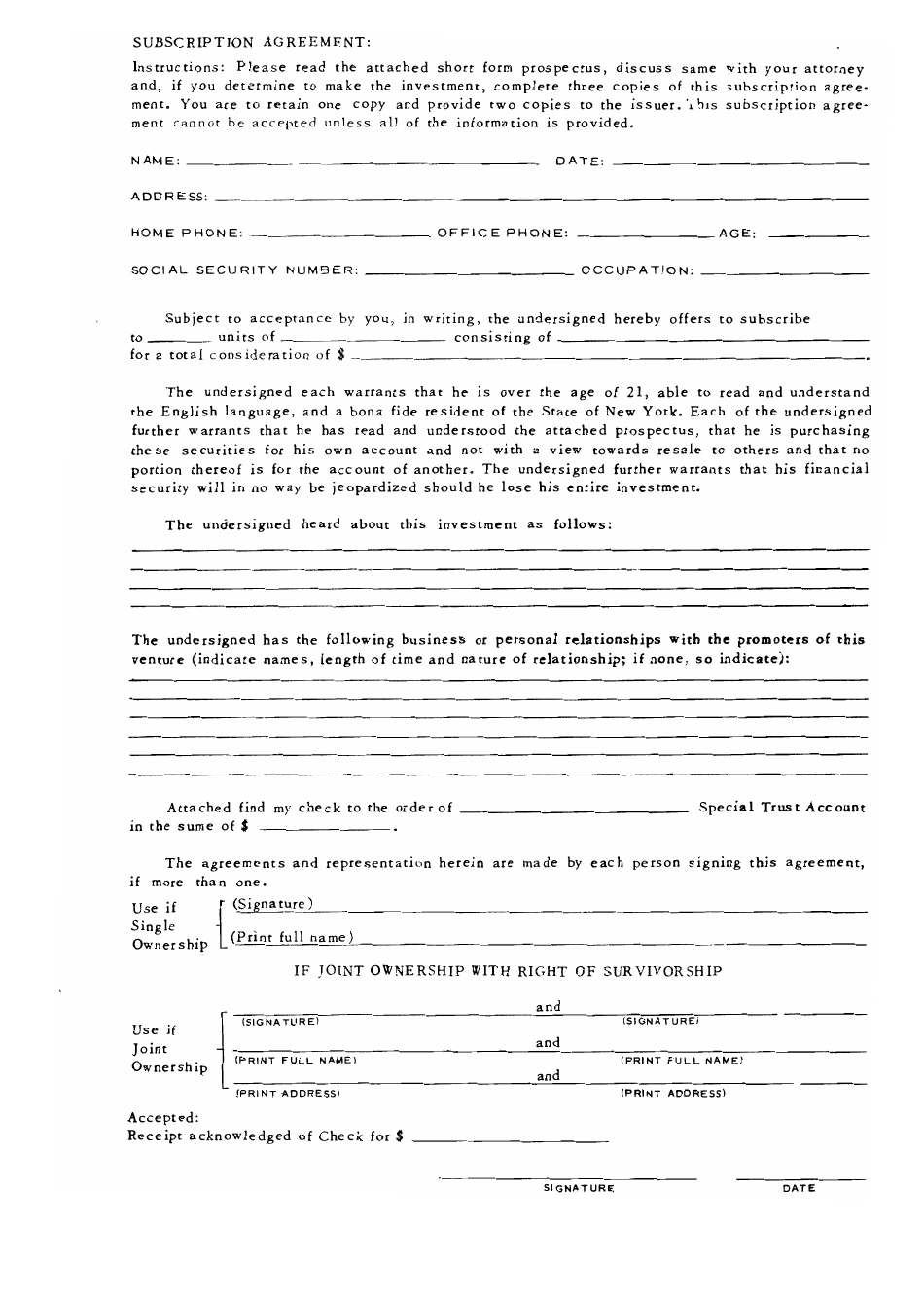Interstate 5 - Short Form Prospectus - New York, Page 4