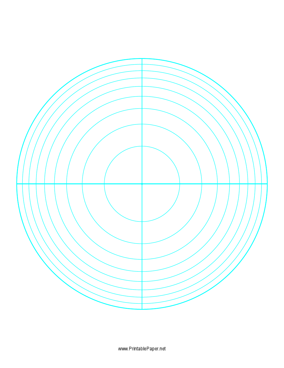 Polar Graph Paper Center Download Printable PDF Templateroller