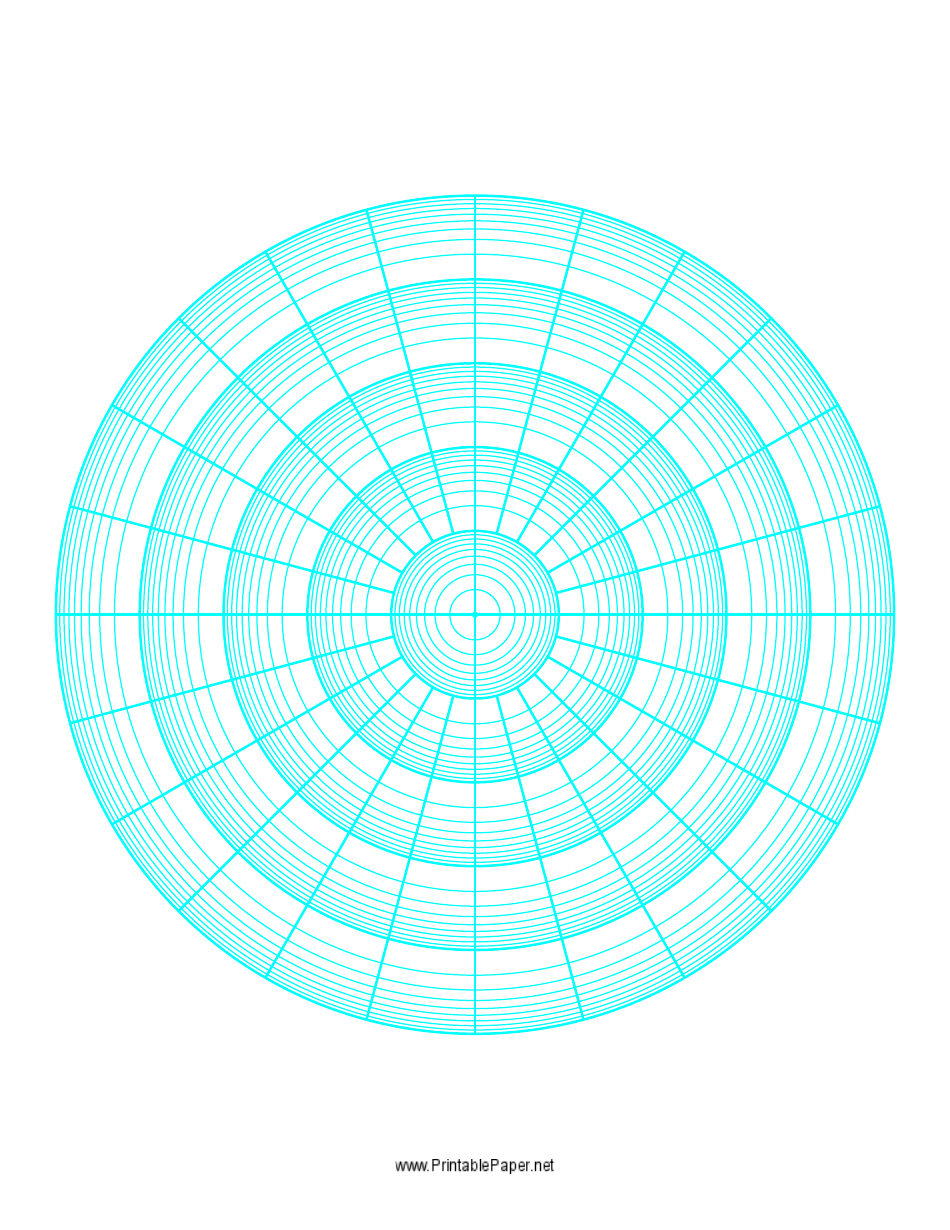 Polar Graph Paper - Target